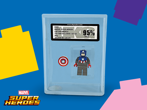 Win a graded Captain America Minifigure